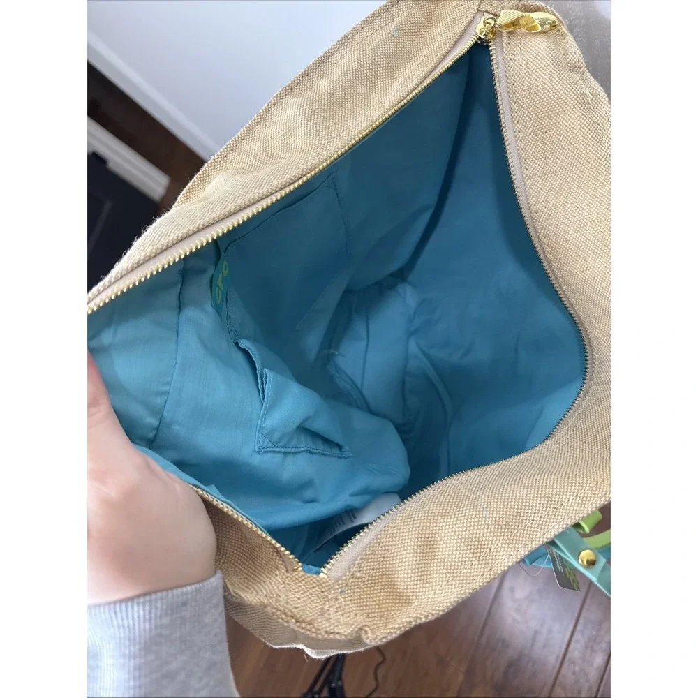 NEW Crocs Huarache Tote Bag‎ Large Strappy Blue Summer Vacation Resort Cruise